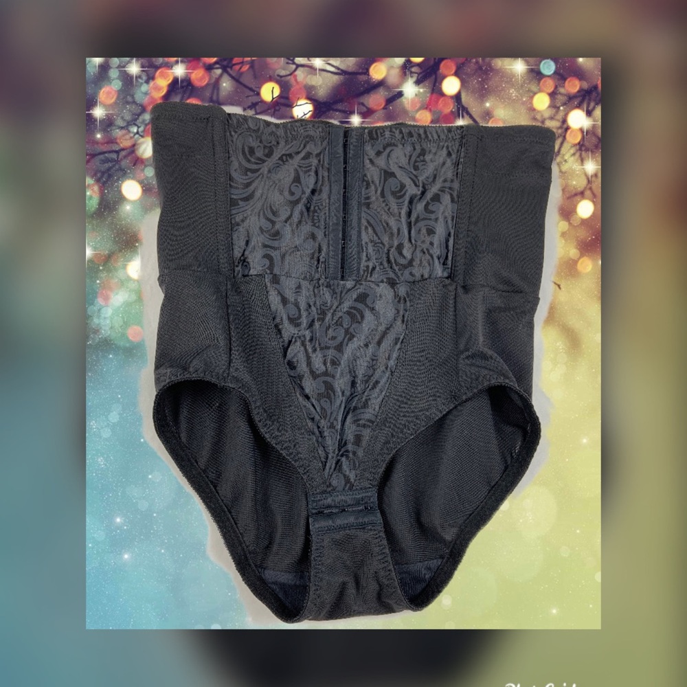 XL Cupid Black High Waist Corset slim panties